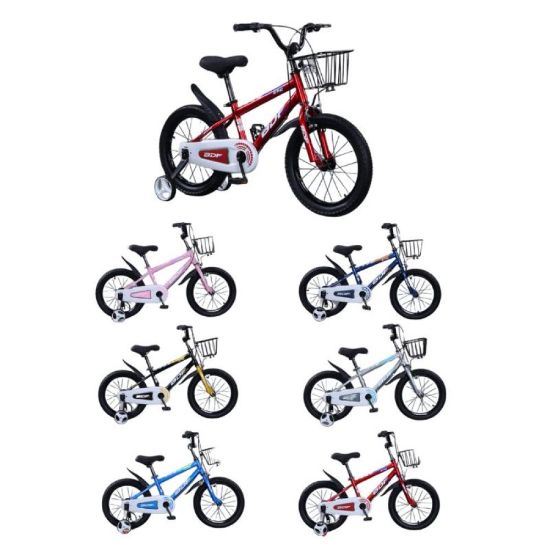 صورة دراجة أطفال مقاس 12 إنش بسلة الوان متعددة